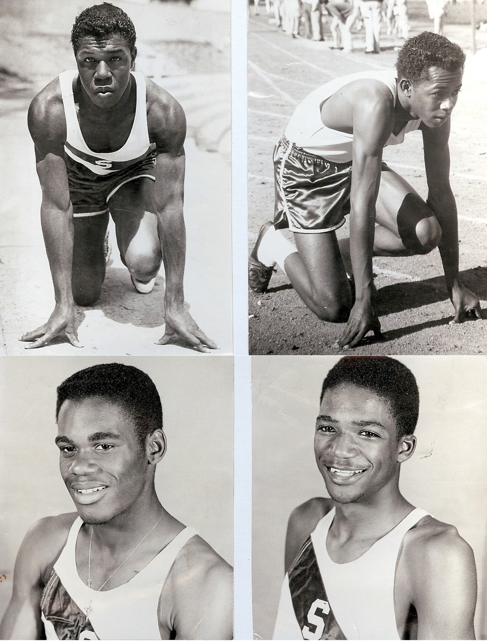 Cook, Staten, Davis, and Jordan (clockwise from upper left) carried San Dkiego High hopes.